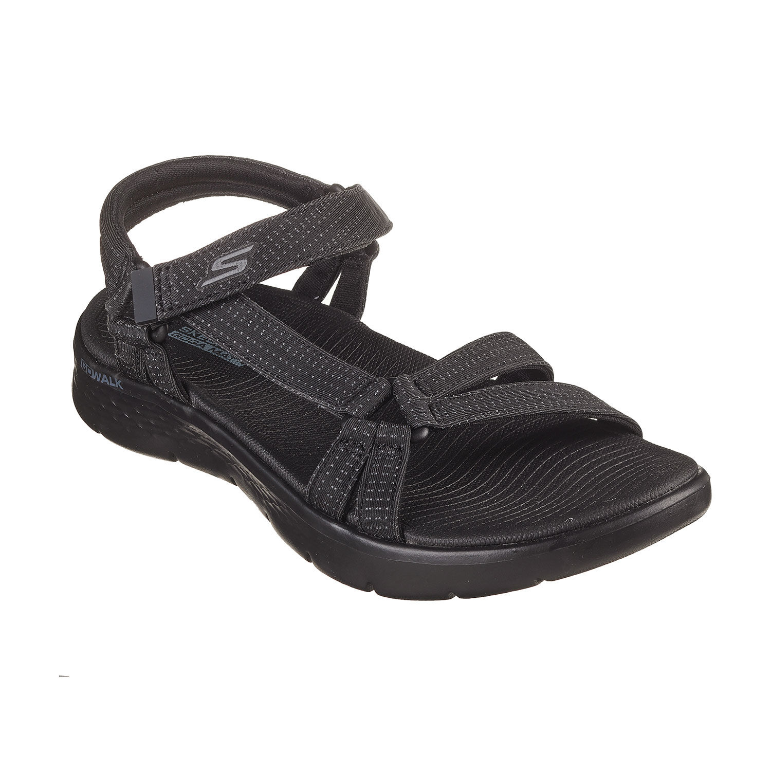 SKECHERS GO WALK Sandale aus weichem Textil