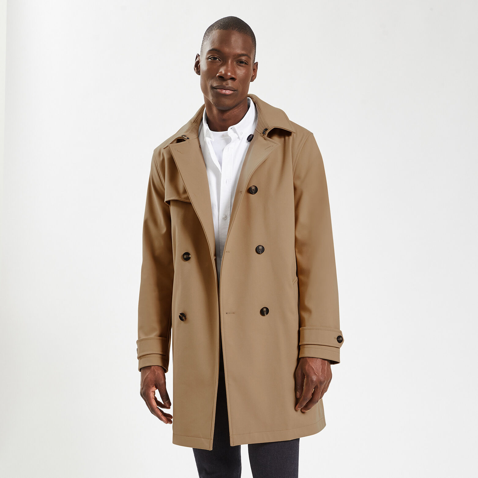 Trench ceinturé Beige