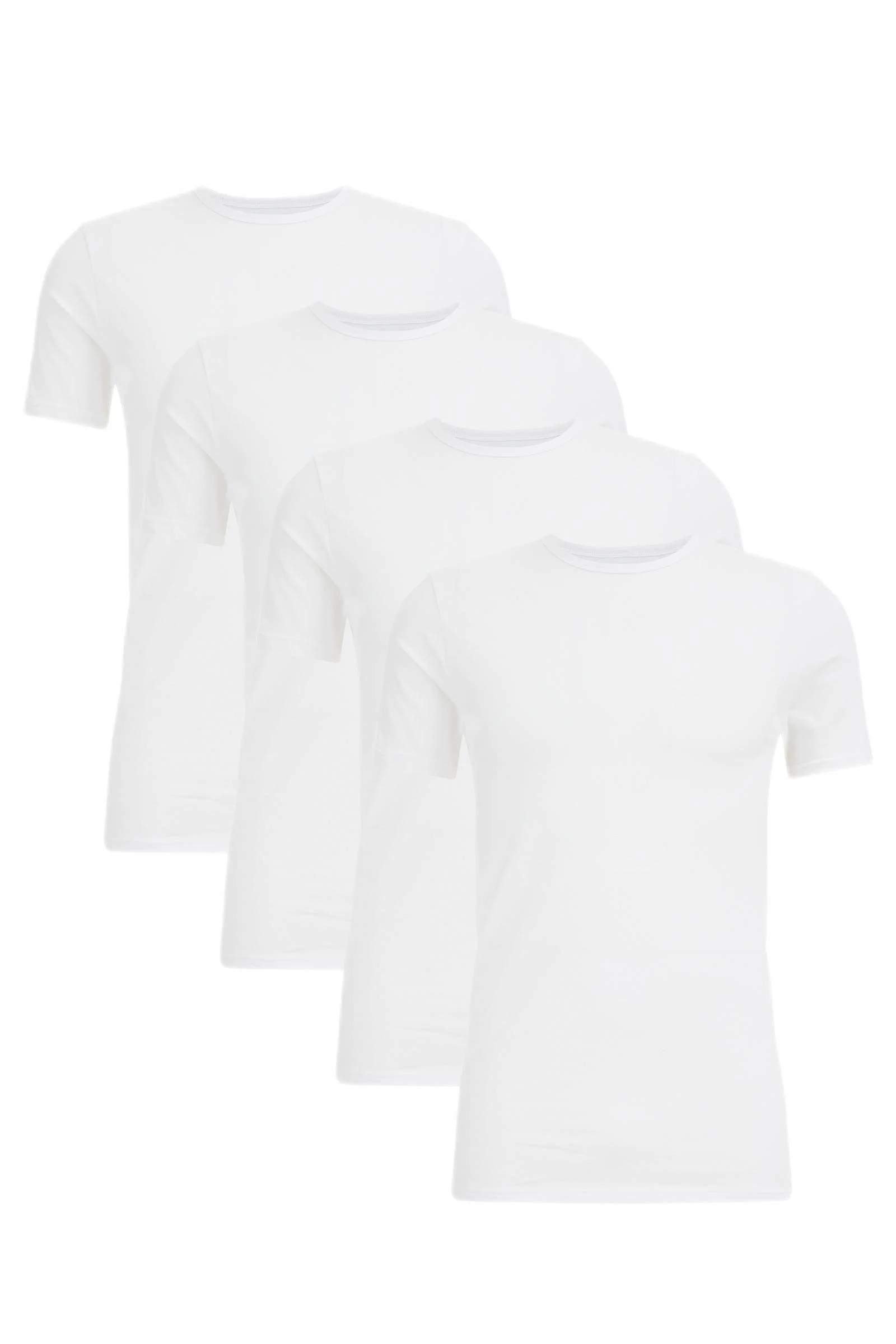 WE Fashion T-shirt wit (set van 4)