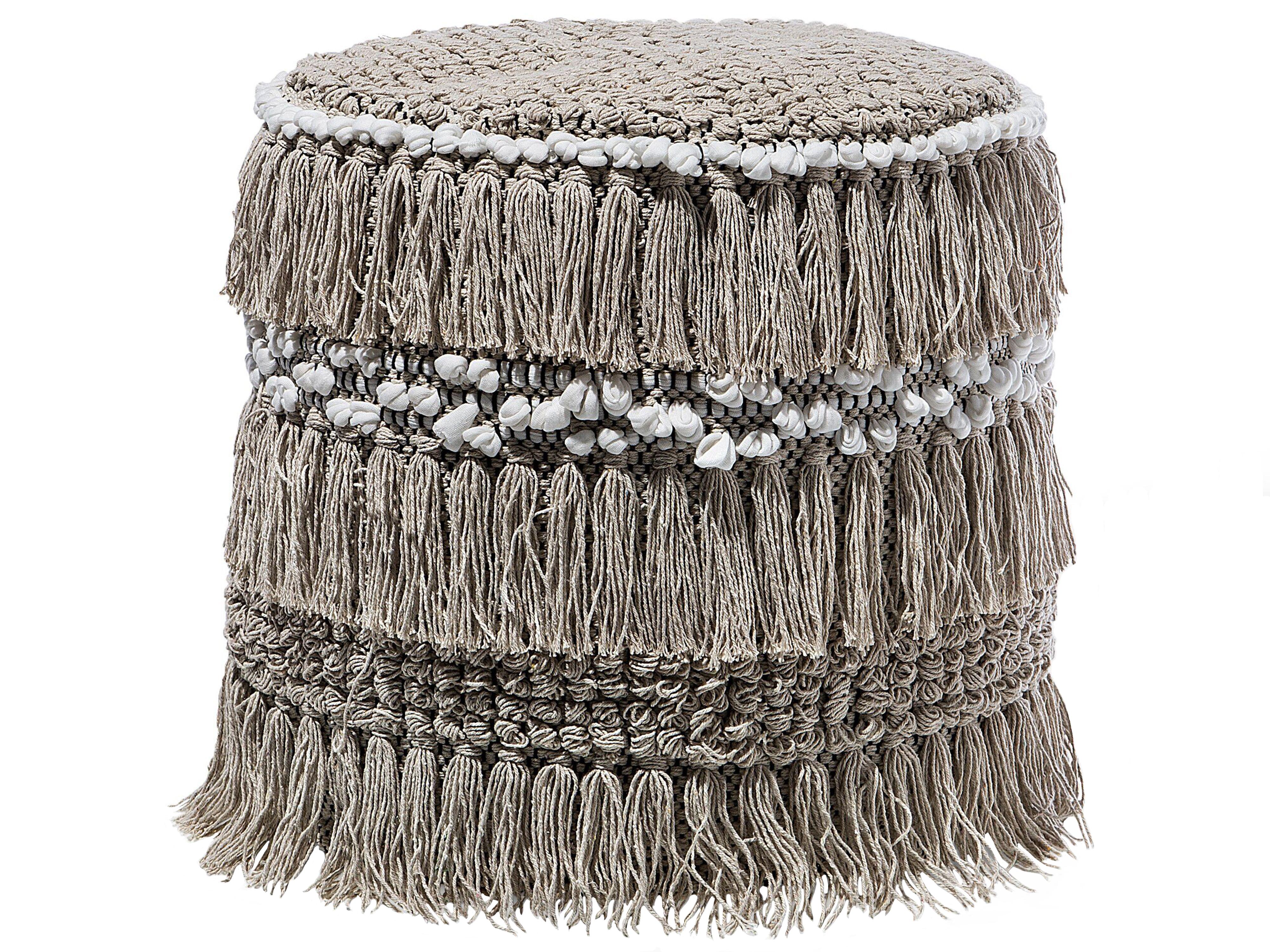 Poef NOIDA Katoen Beige
