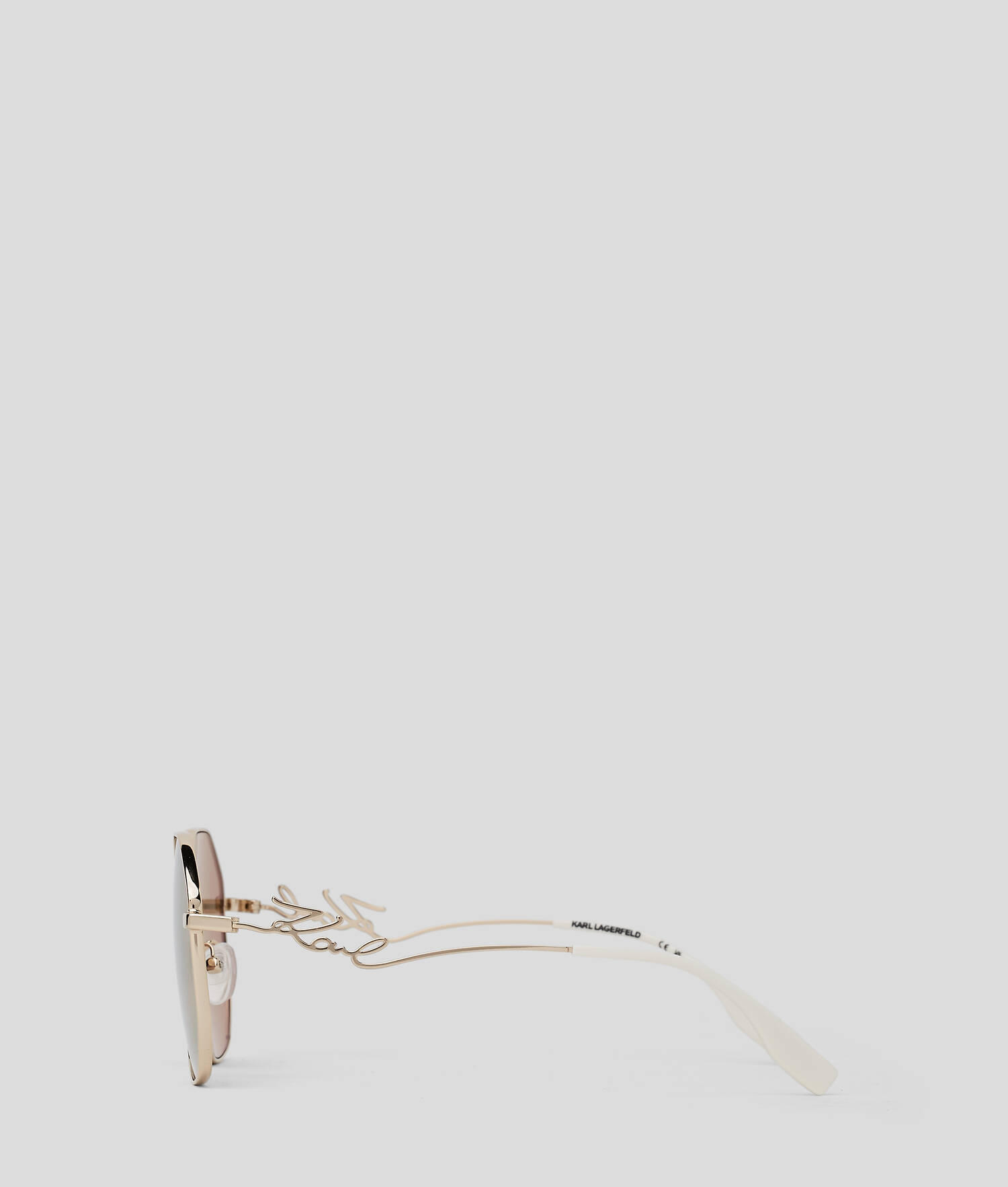 LUNETTES DE SOLEIL KARL SIGNATURE - Or