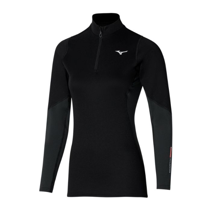 Mizuno Dame Trøjer Merino Wool Half Zip Sort
