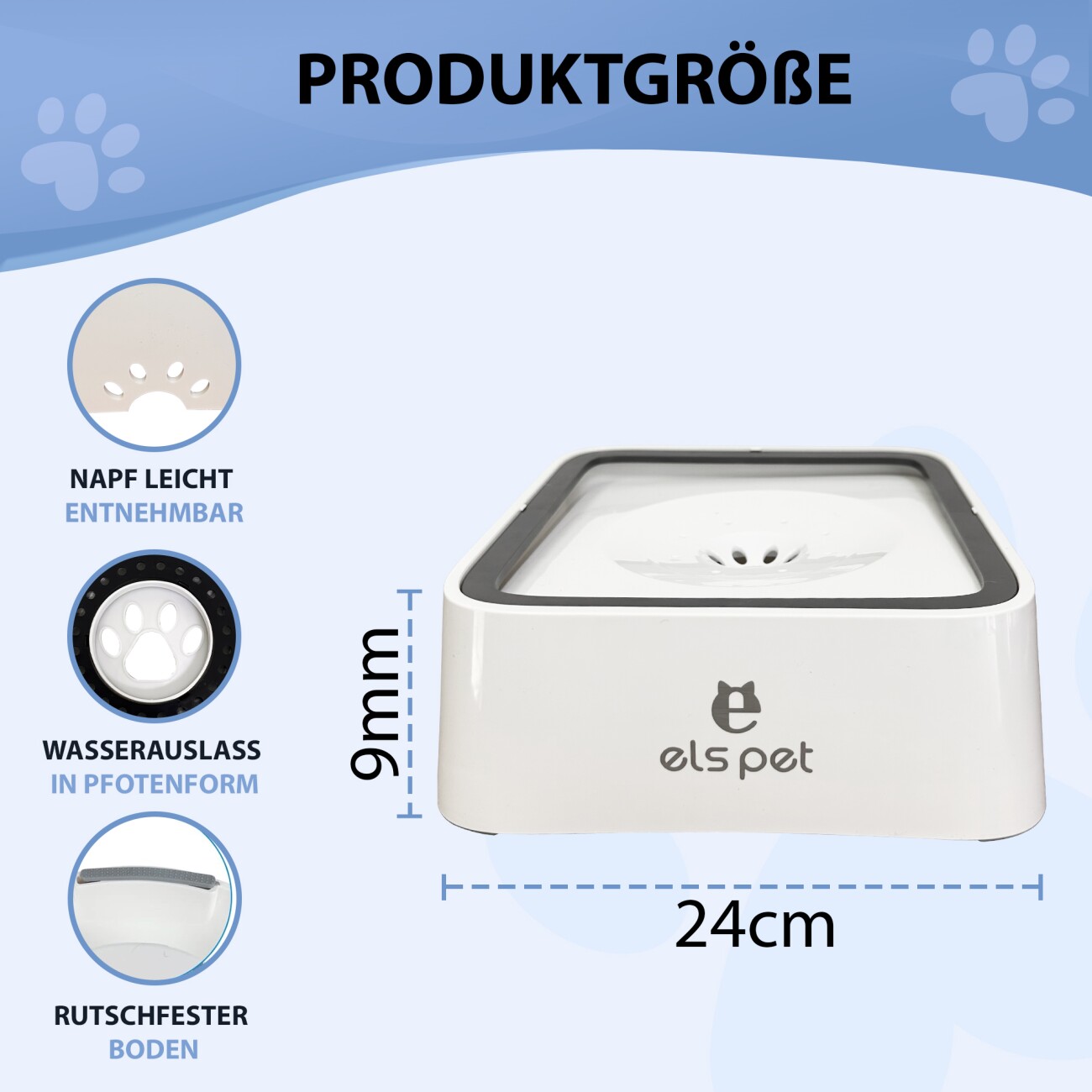 Petsation Anti-Schlabber Napf