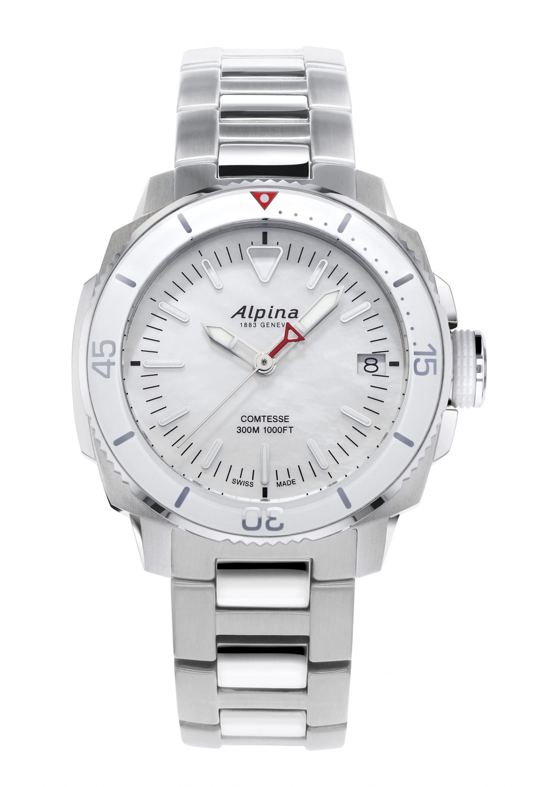 Alpina Seastrong Diver Comtesse Damenuhr AL-240MPW2VC6B