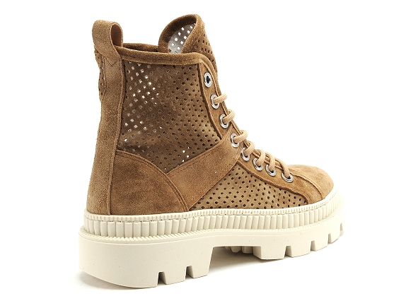Alpe boots bottine plates femme 2308 marron