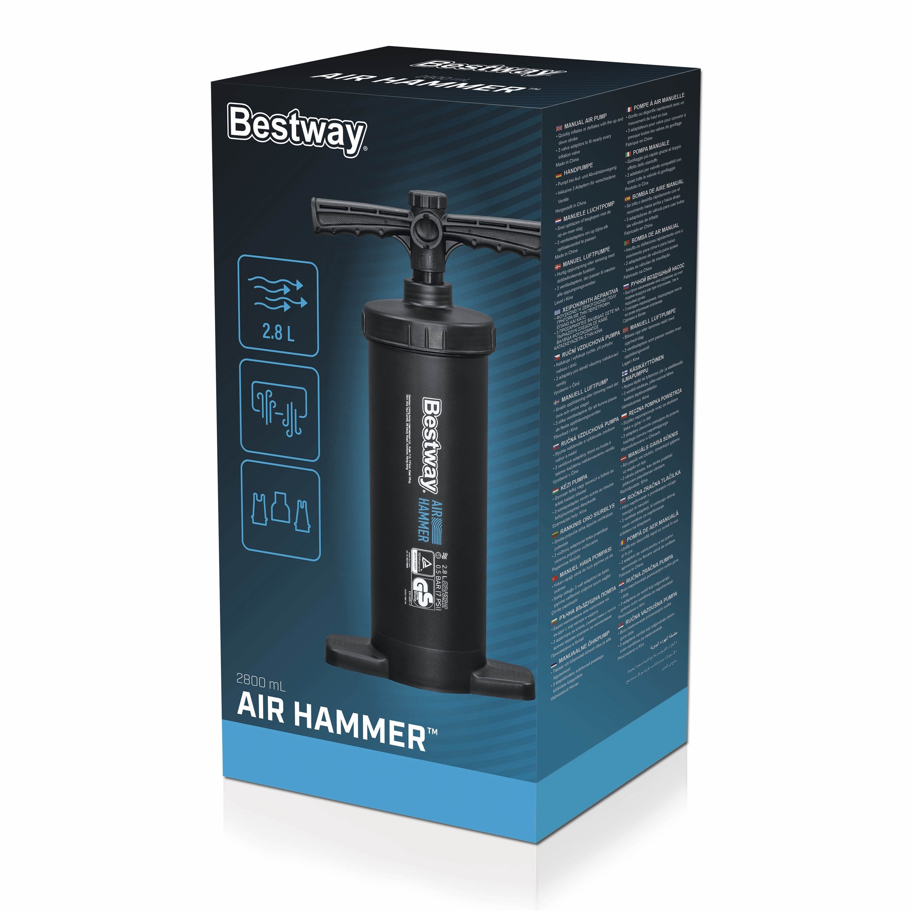 Handpumpe Air Hammer 2.8L