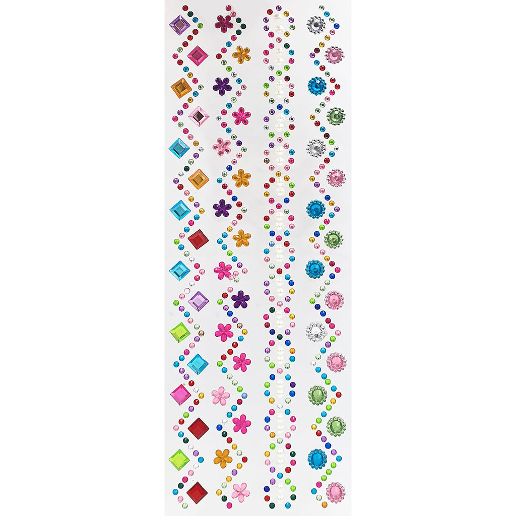 Bande de stickers en strass