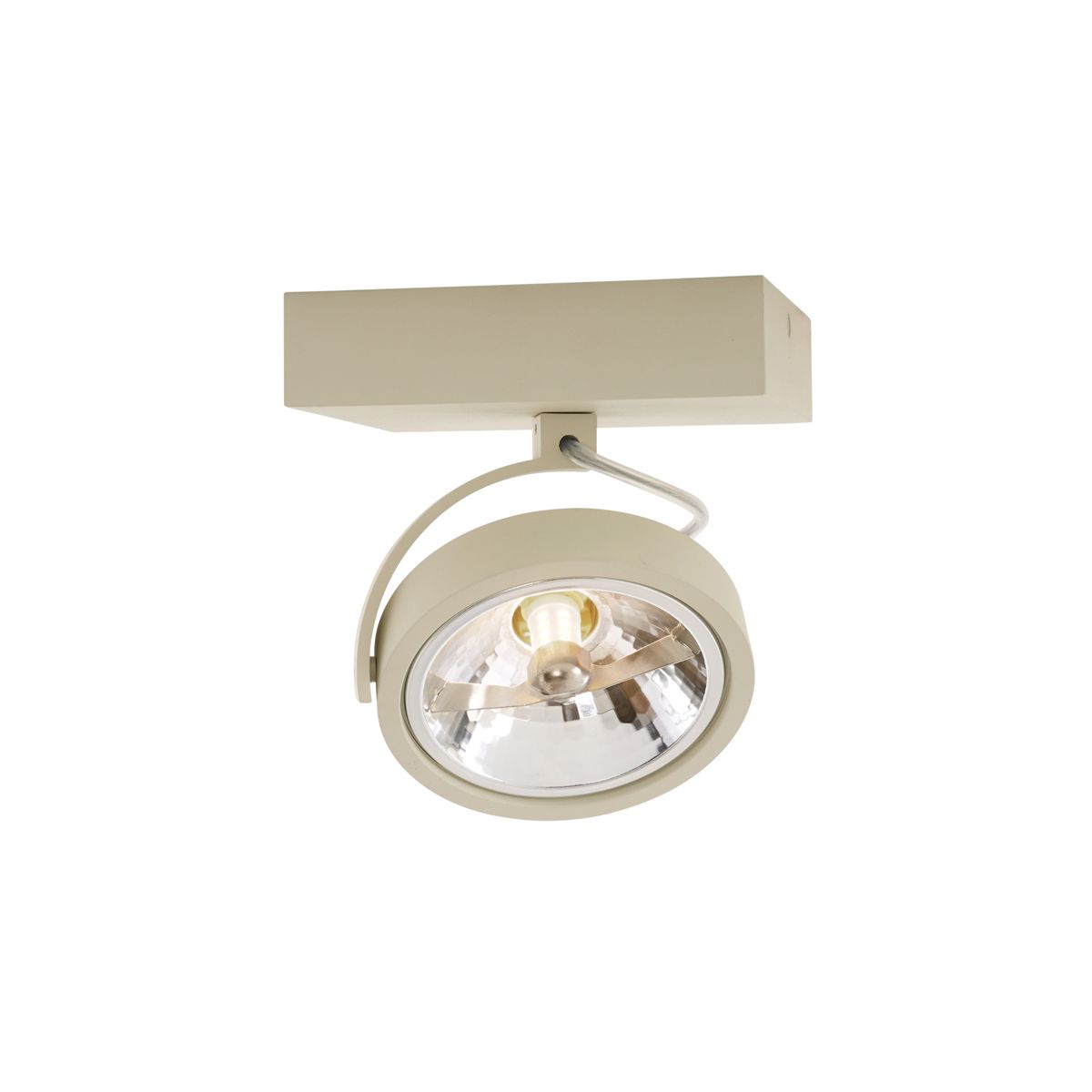 Moderne plafondspot beige G9 rond draai- en kantelbaar - Go
