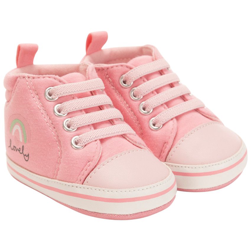 Baskets montantes souples print Lovely pour bébé fille - Multicolore