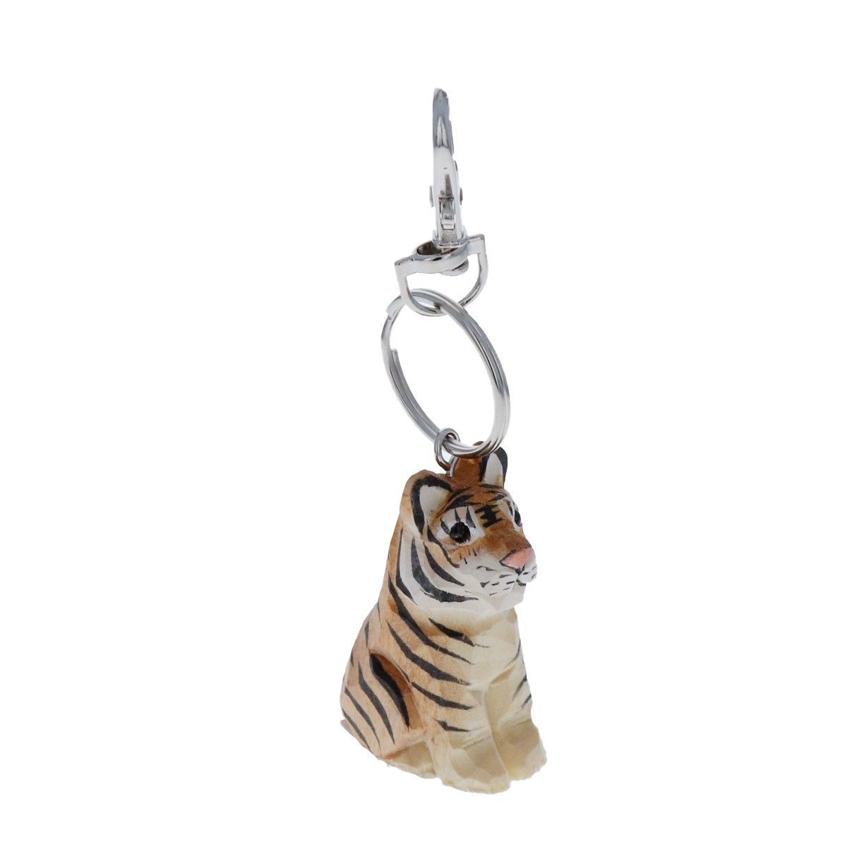 Porte-clés en bois tigre Petit toi