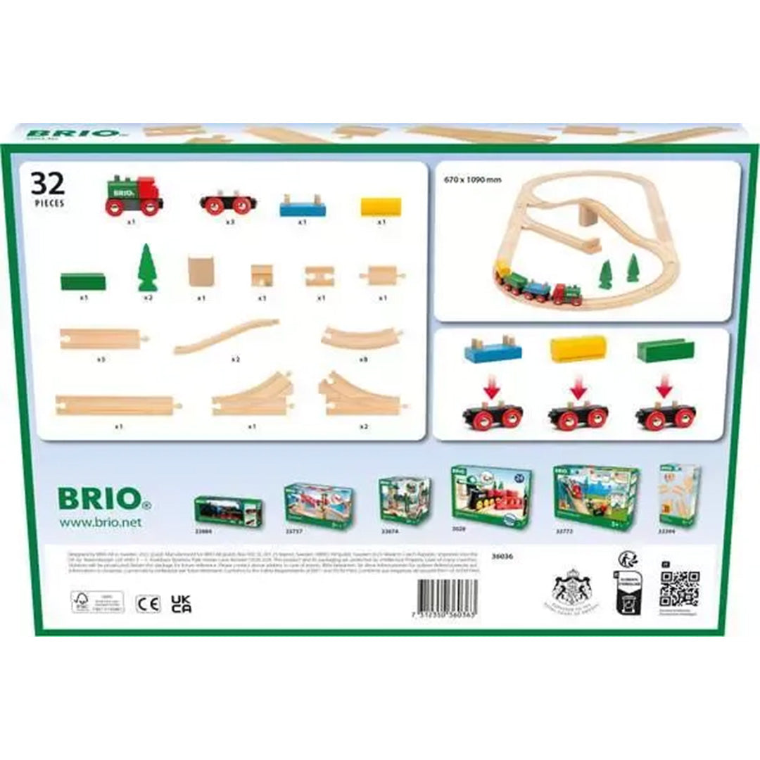 brio treinbaan 65 jaar jubileumeditie - 32-delig