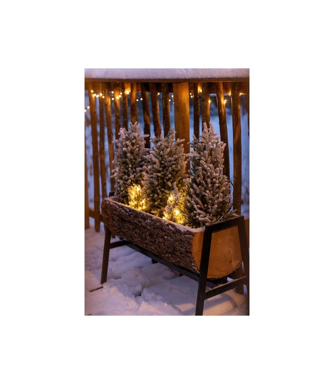 Paris Prix - Cache-pot Sur Pied tronc En Bois 78cm Naturel