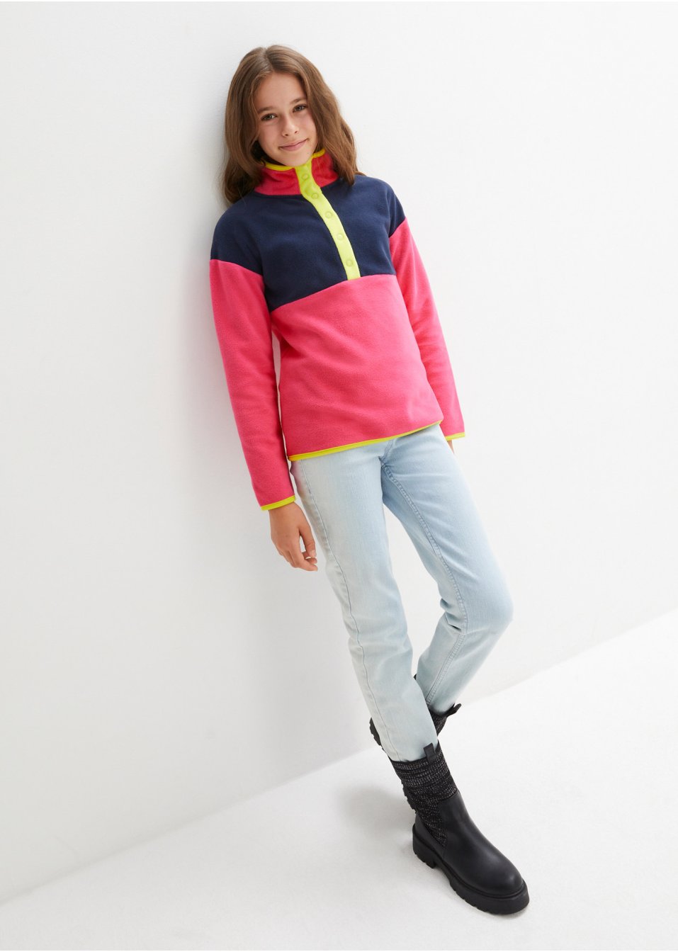 Pull polaire fille