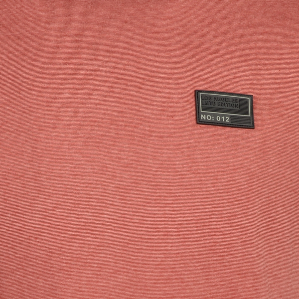 Unsigned heren T-shirt zalm/oranje