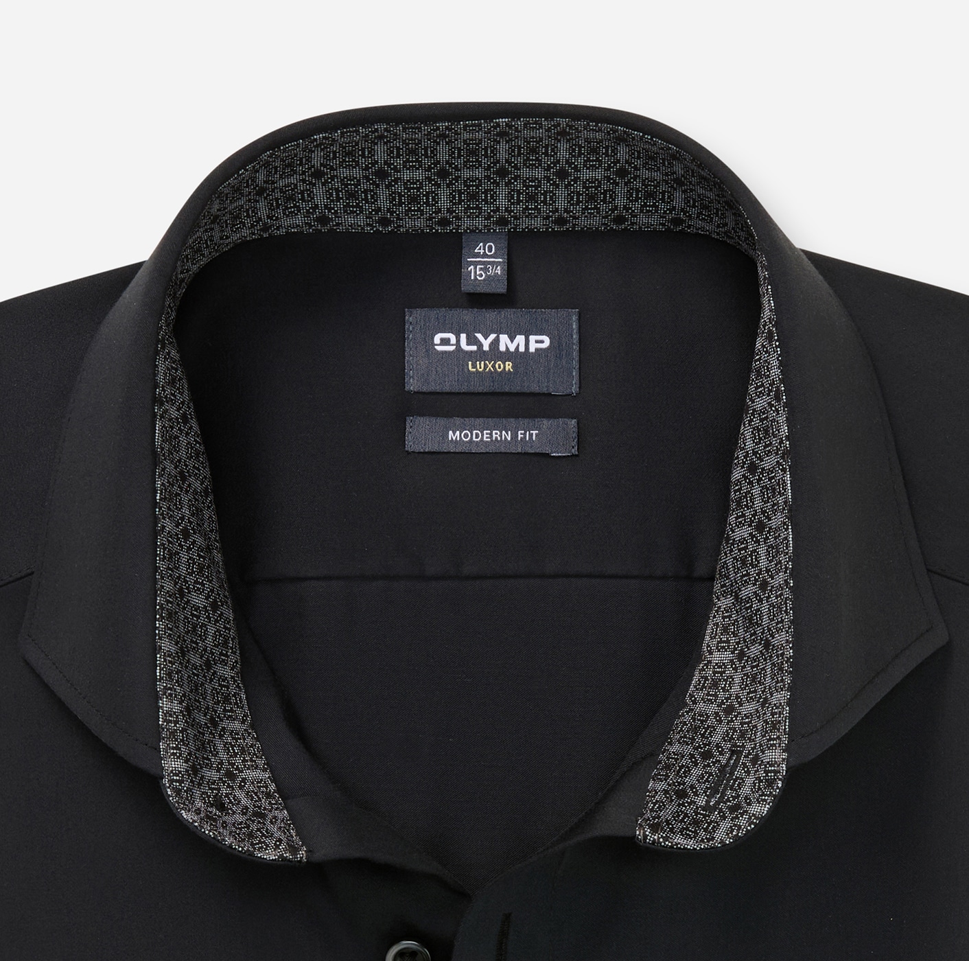 OLYMP Langarmhemd »Luxor modern fit« Global-Kentkragen, Businesshemd, modern fit