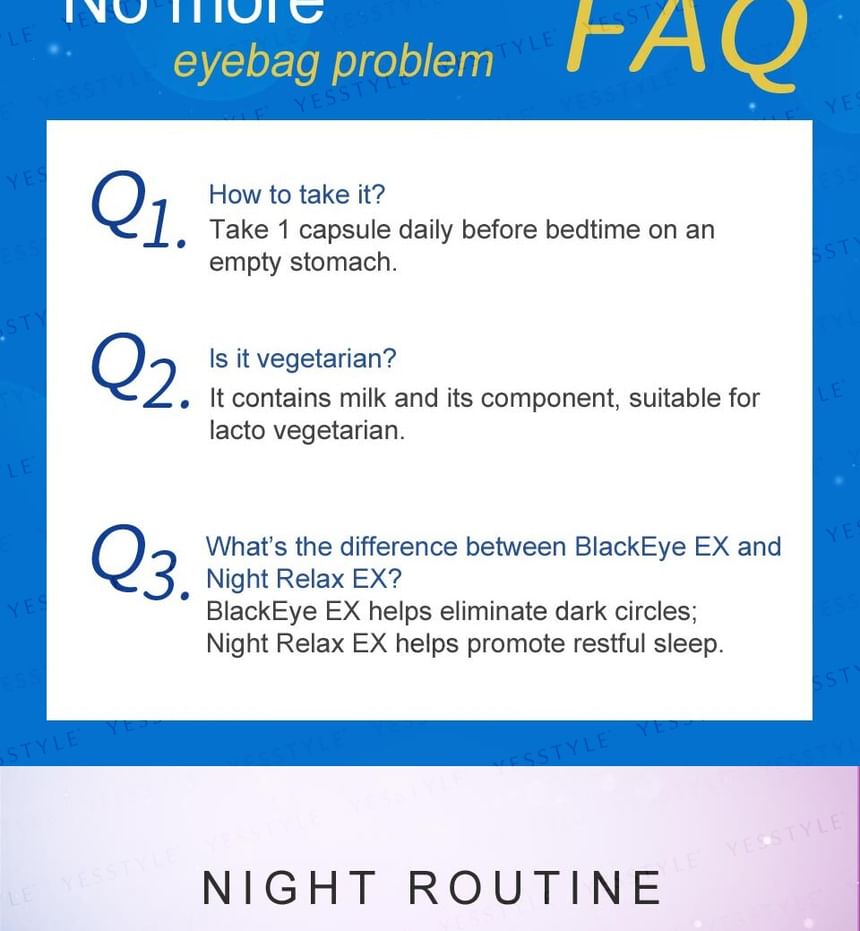 BHK's - Black Eye Ex+ OPC + Lactobacillus Veg Capsule