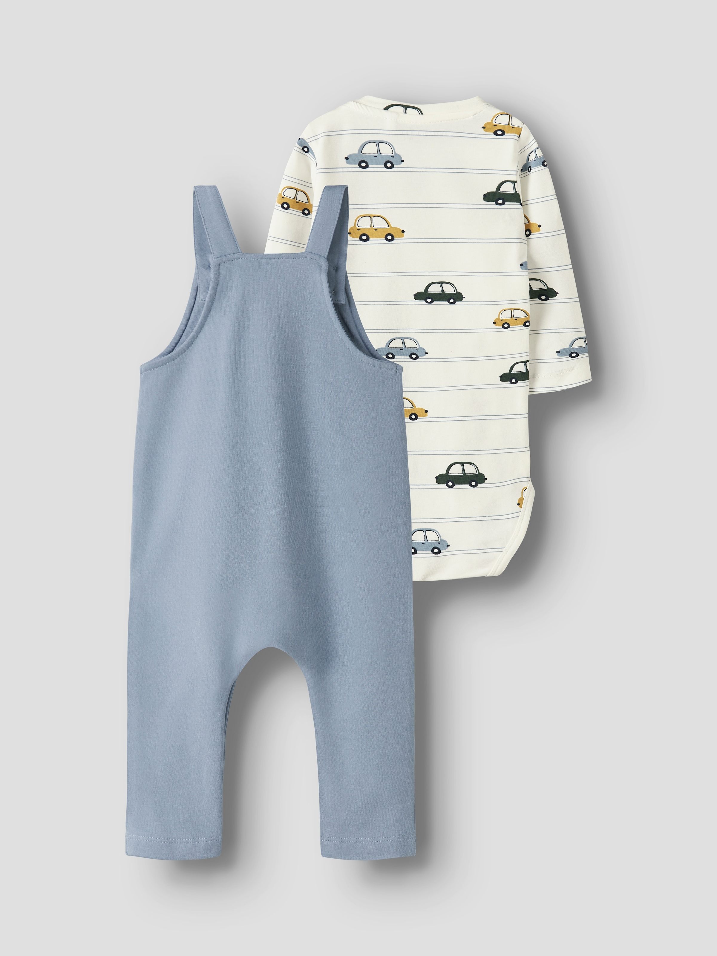 Name It Overall »NBMVONNE SWEAT OVERALL BOX BRU SET«, 2 Stk.