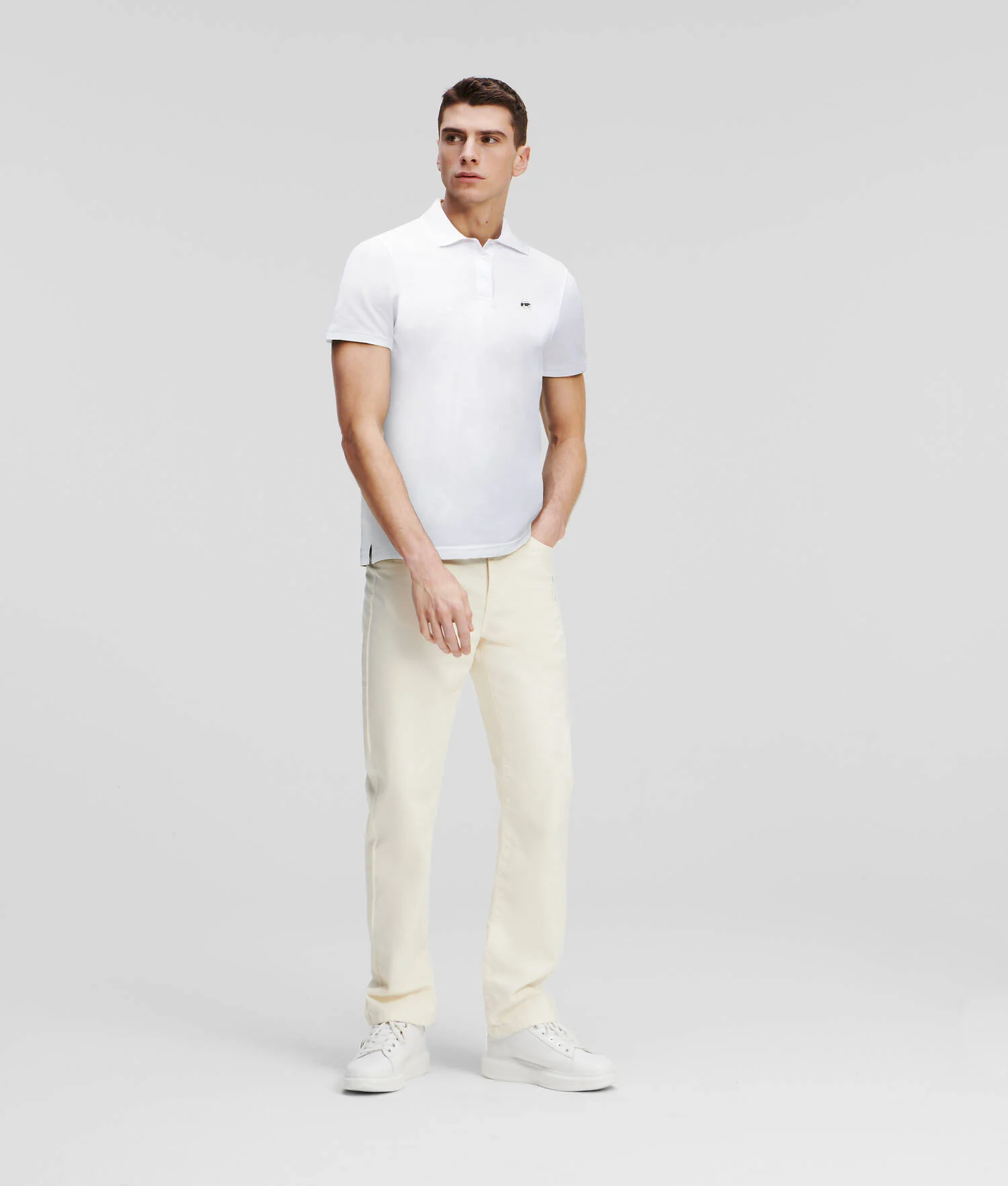 POLO À EMPIÈCEMENT KARL IKONIK