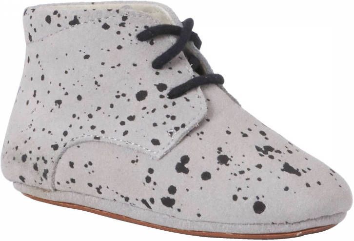 Mavies leren babyschoenen Bruin Leer All over print 19 20