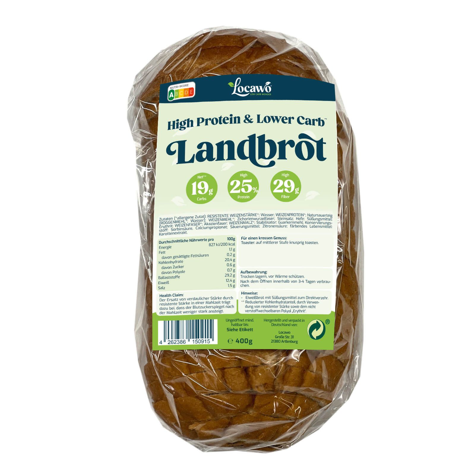 Locawo High Protein & Low Carb Brot Box