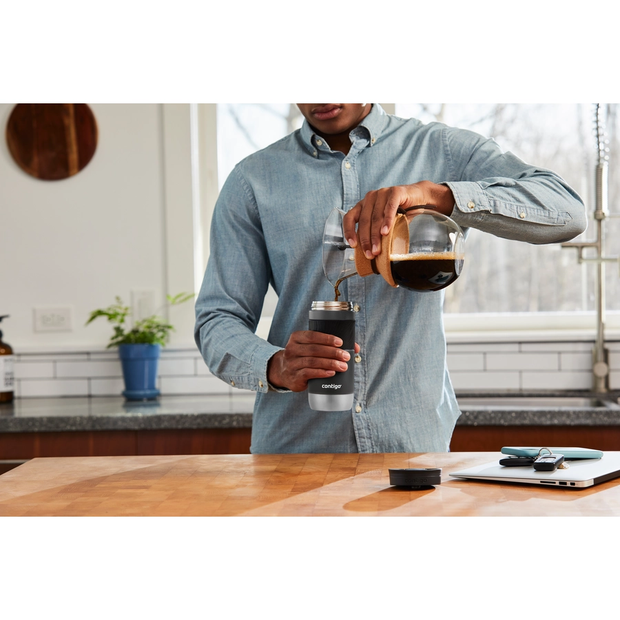 Contigo Thermobecher Byron Sake dunkelgrau