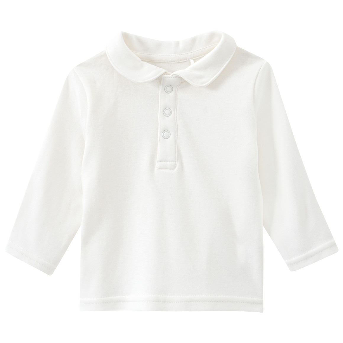 Topomini Newborn Poloshirt und Strampler im Set hellbraun / weiss