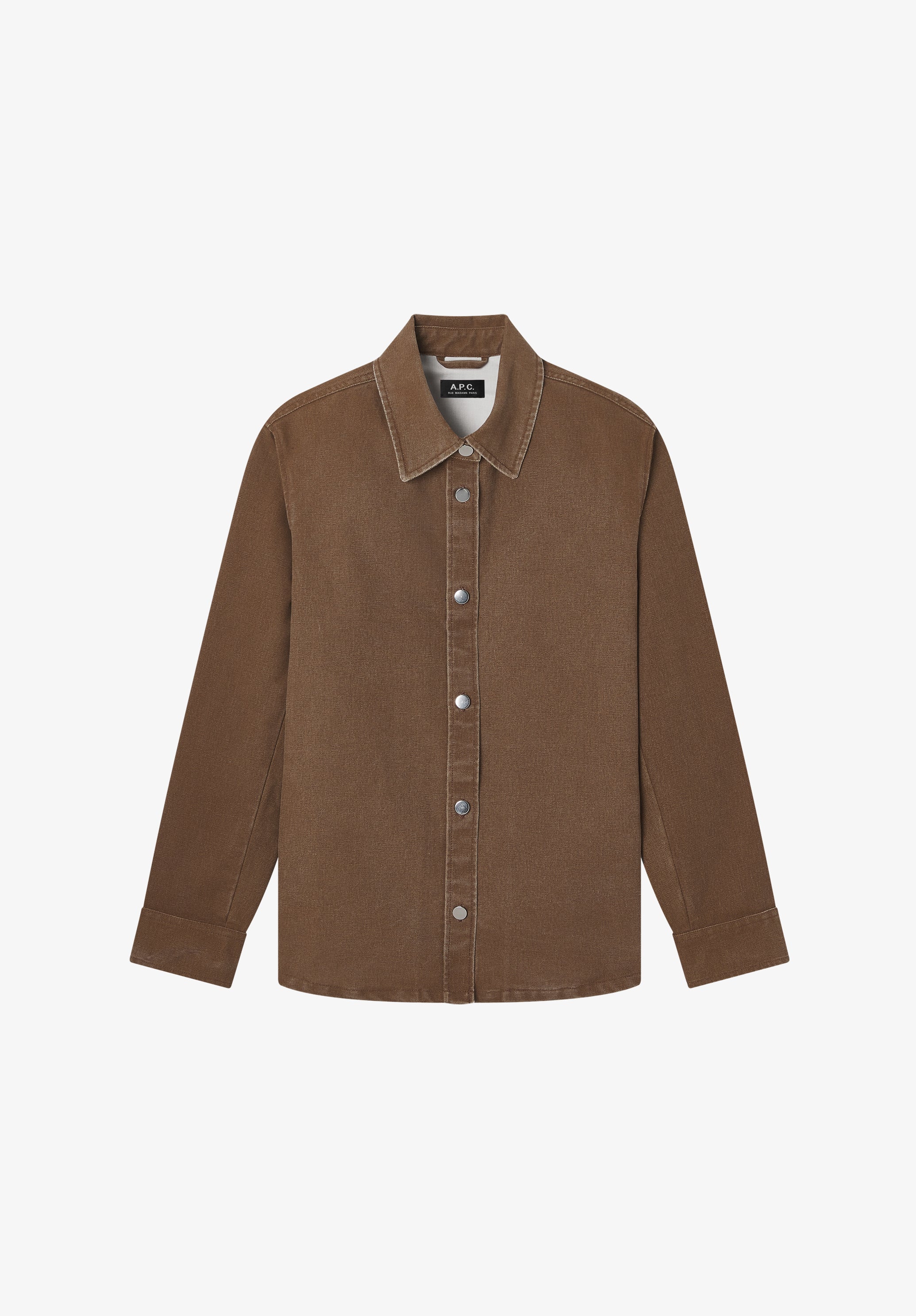 Veste A Boutons - Marron