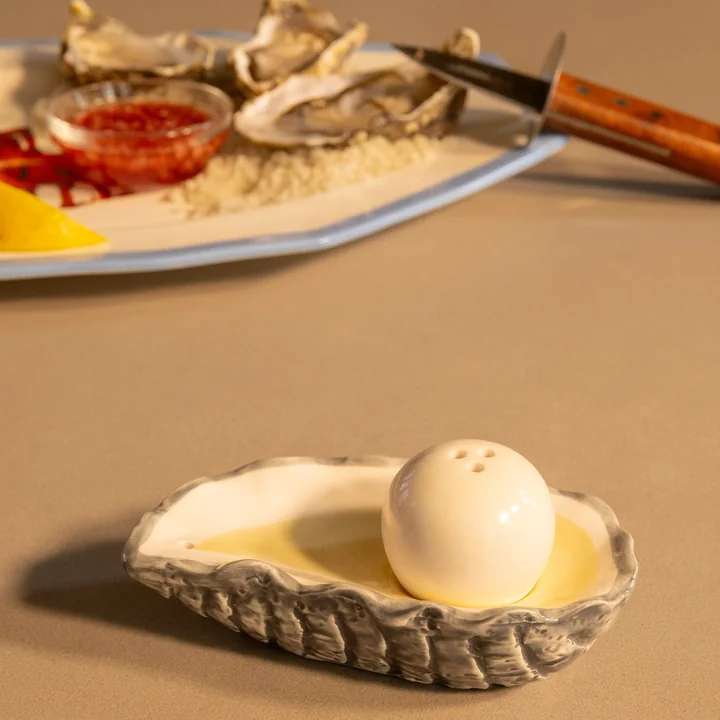 &klevering - Salz- und Pfefferstreuer, oyster