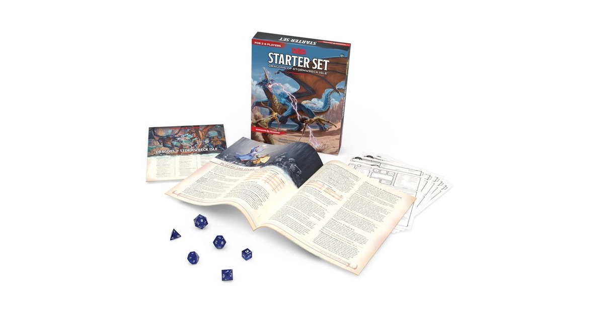 AsmodeeDungeons & Dragons - Startset: Dragons of Stormwreck Isle boek  (Engels)