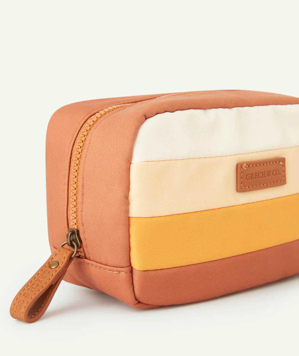 GRECH & CO.TROUSSE ORANGE IMPERMÉALE ENFANT EN FIBRES RECYCLÉES