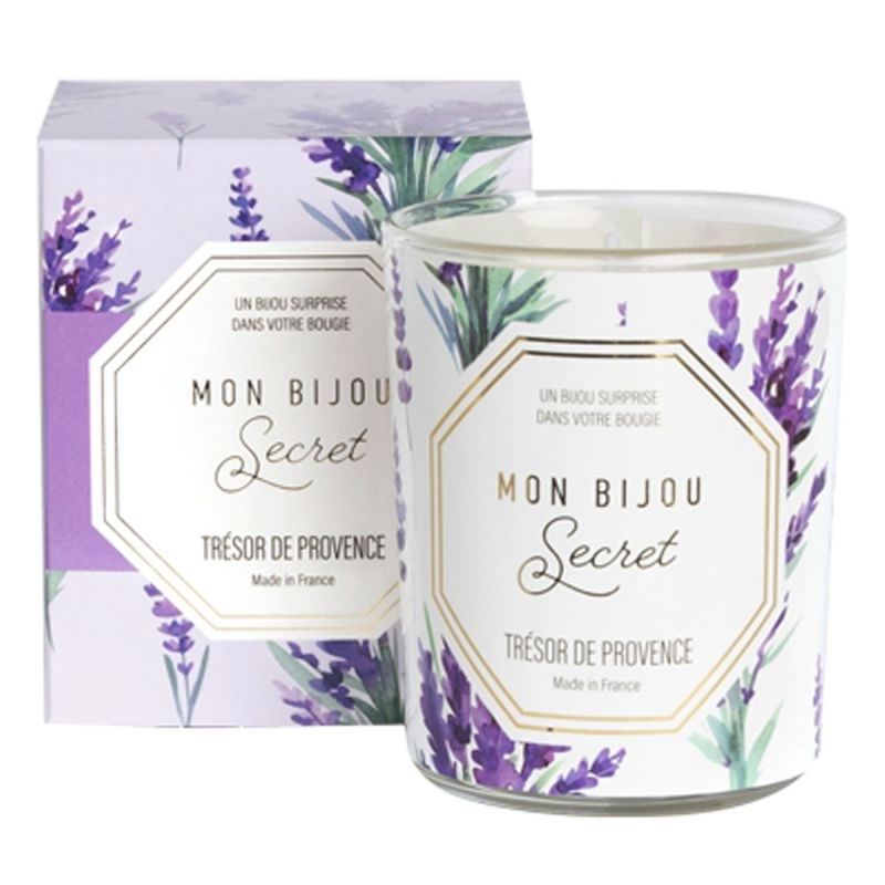 Bougie Bijou Bracelet doré - Parfum Lavande - 40h