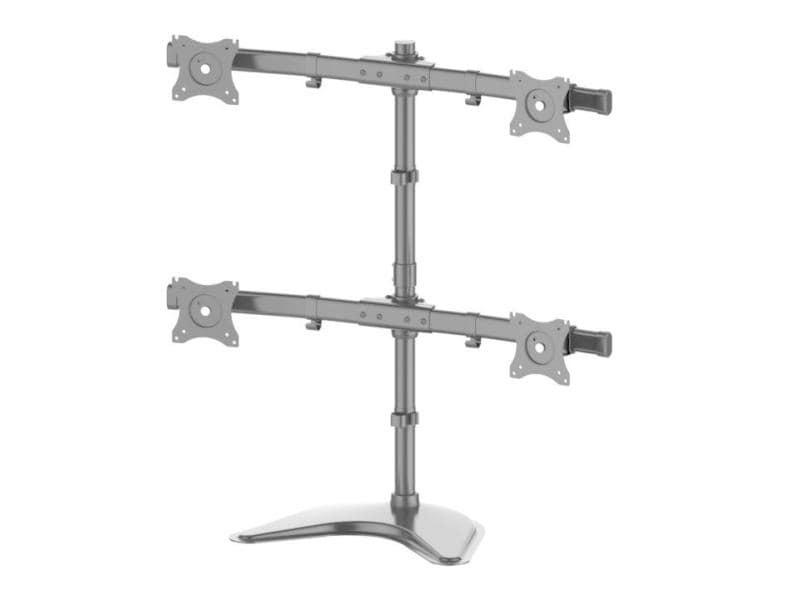 Multibrackets Monitor-Standfuss Basic Quad bis 8 kg – Schwa Deskmount