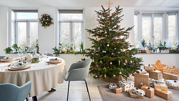 Assortiments de 100 boules de noël soft bloom en plastique