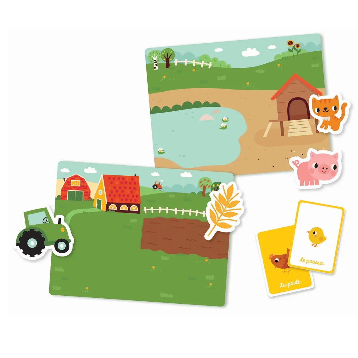 Auzou La Ferme Mon Petit Coffret Aimanté