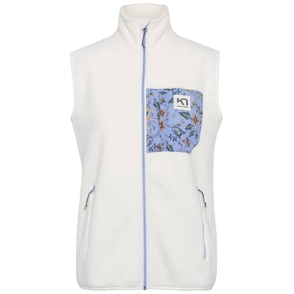 Veste polaire KARI TRAA ROTHE VEST PRINT OFF OFF WHITE