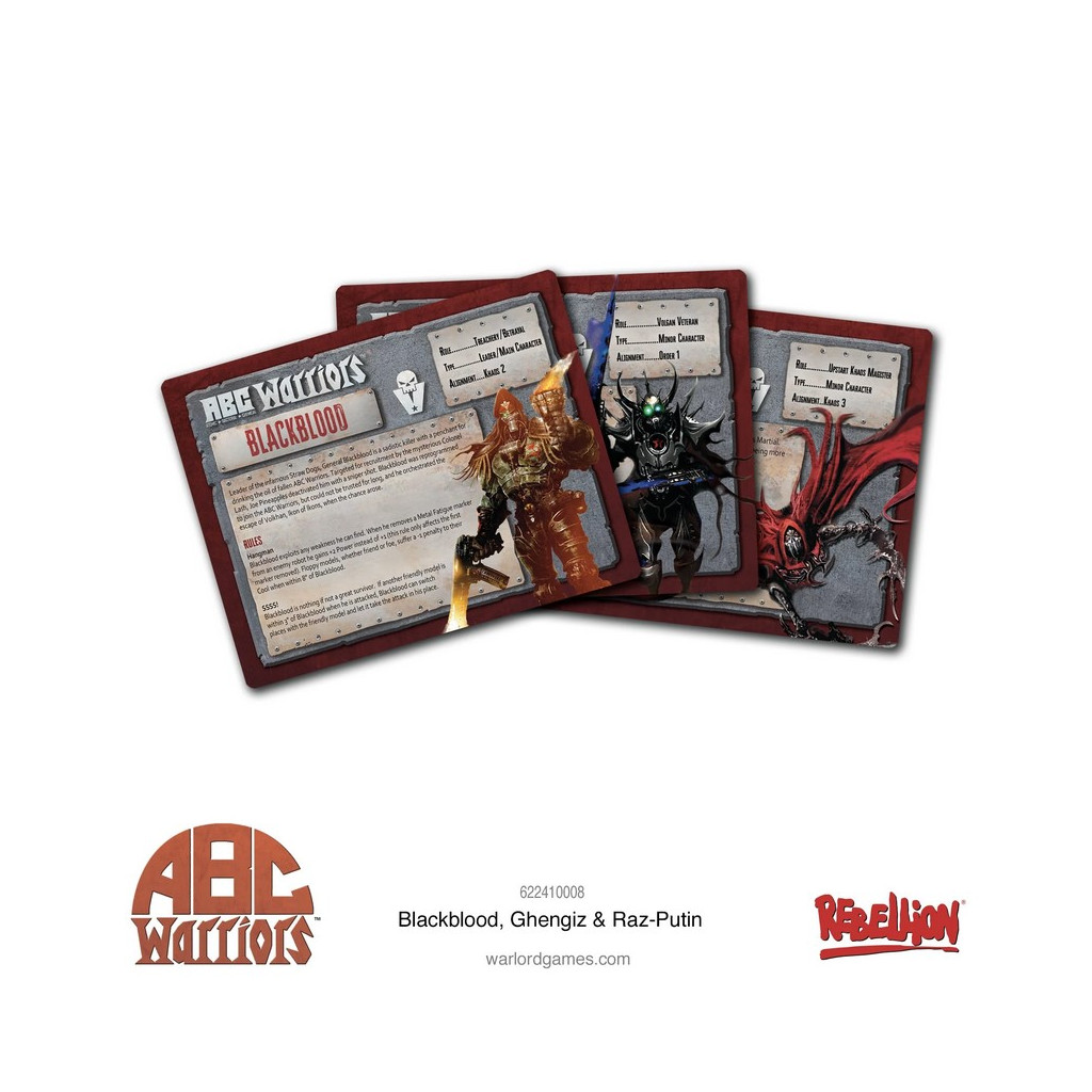 ABC Warriors - Blackblood, Ghengiz & Raz-putin