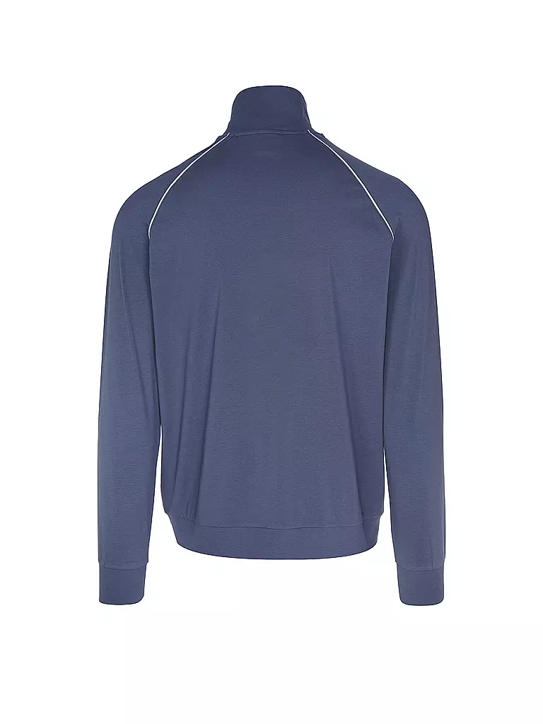 BOSS Loungewear Jacke  blau