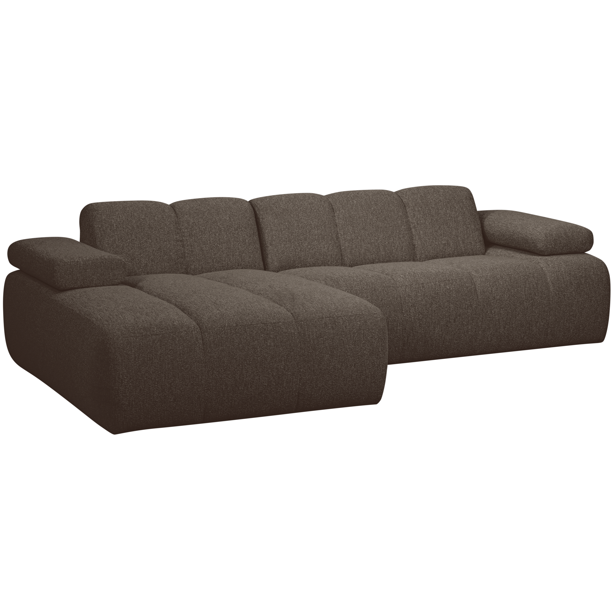 Chaise Longue Mojo Mojo Chaise Longue Links - Bouclé - Bruin Melange