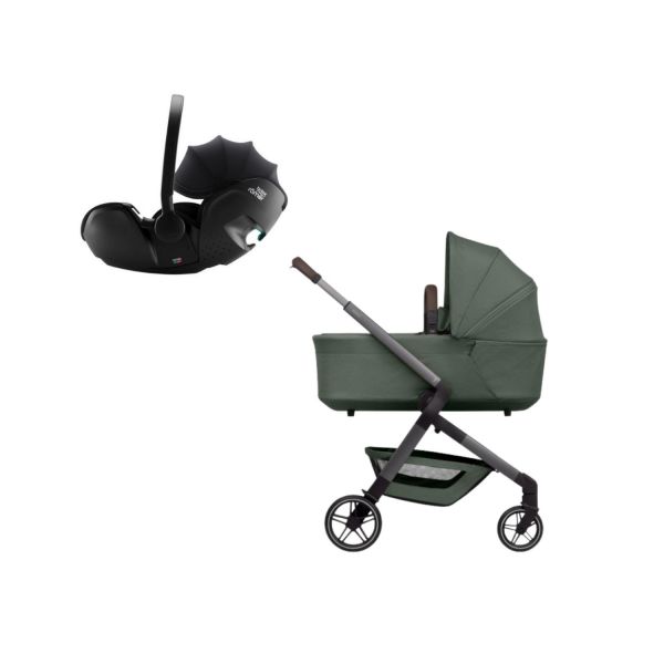 Joolz Hub 2 Kinderwagen 3-in-1 - Sandy Taupe | Britax Römer Baby-Safe Pro Autostoeltje - Galaxy Black
