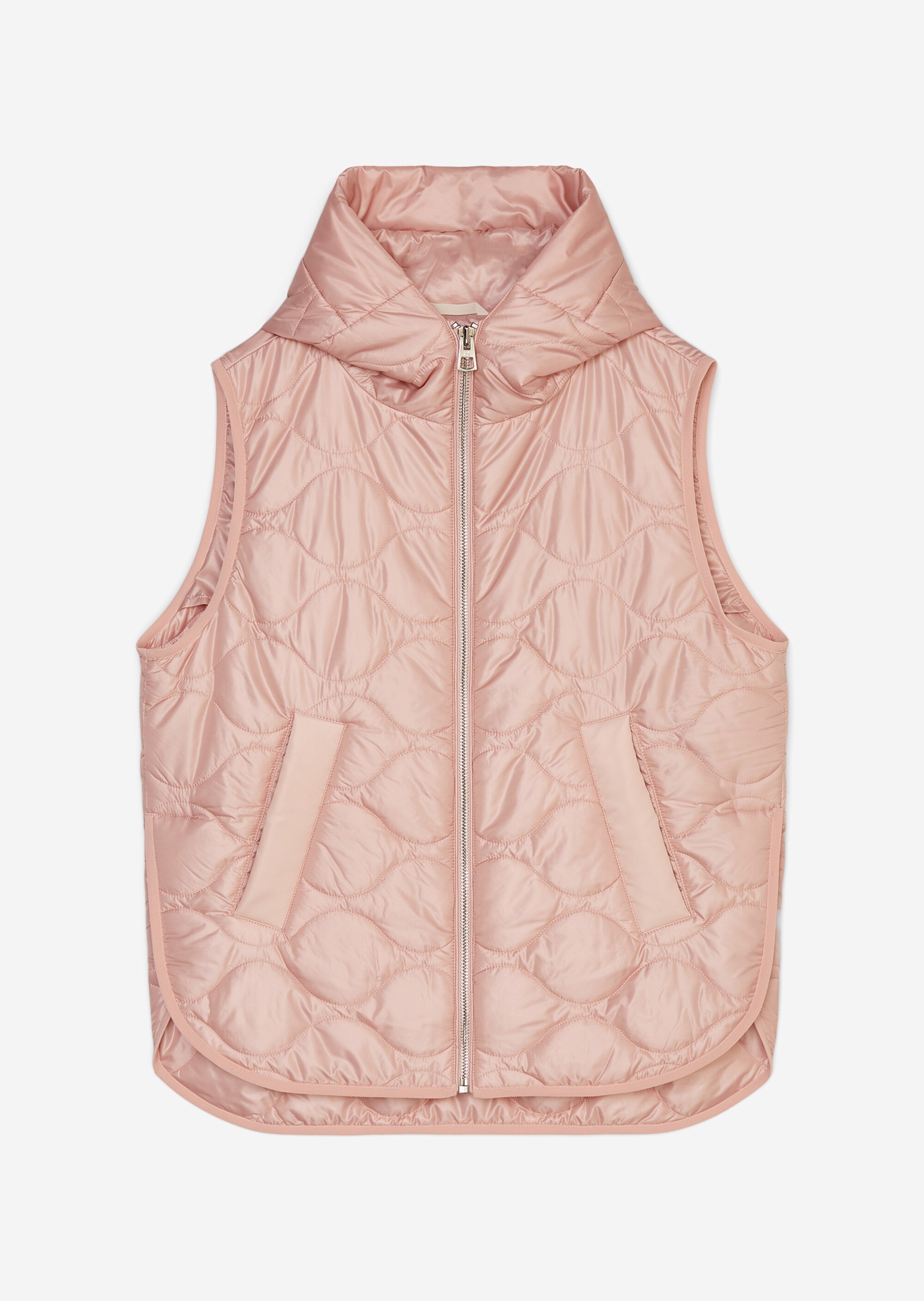 Steppweste im Cape-Stil relaxedaus recyceltem Polyester