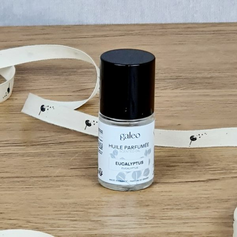 Coffret d'un eucalyptus, son brûle parfum sérénité et huile parfum d'eucalyptus
