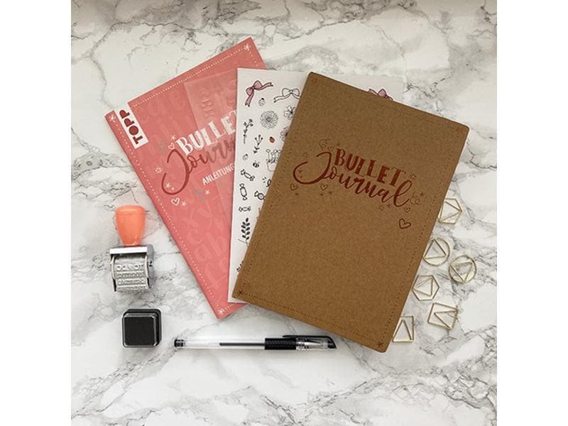 Frechverlag Bastelbuch Bullet Journal 128 Seiten Bullet Journal Set
