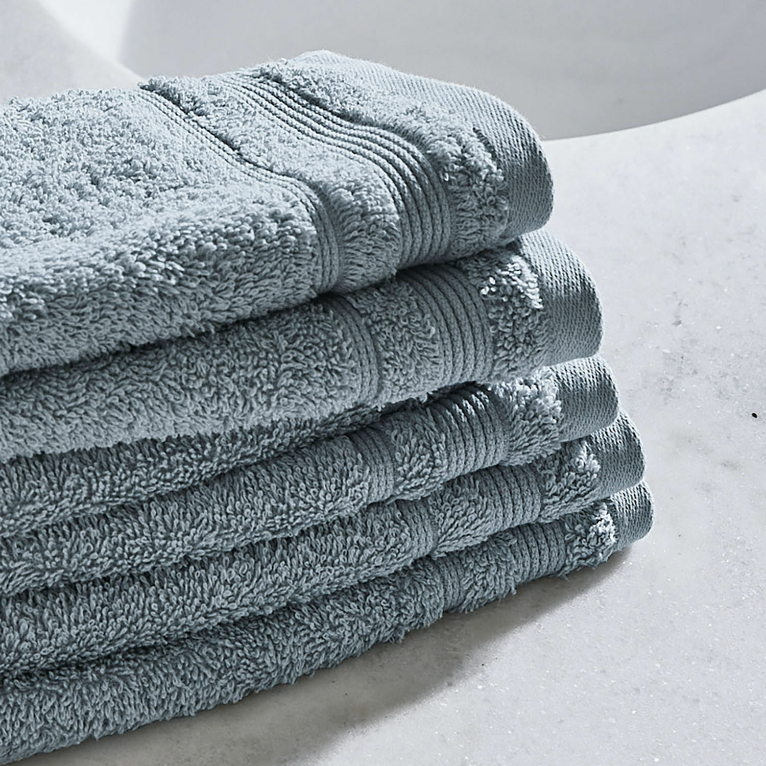 Gästehandtuch 6er Set Bourogne blau