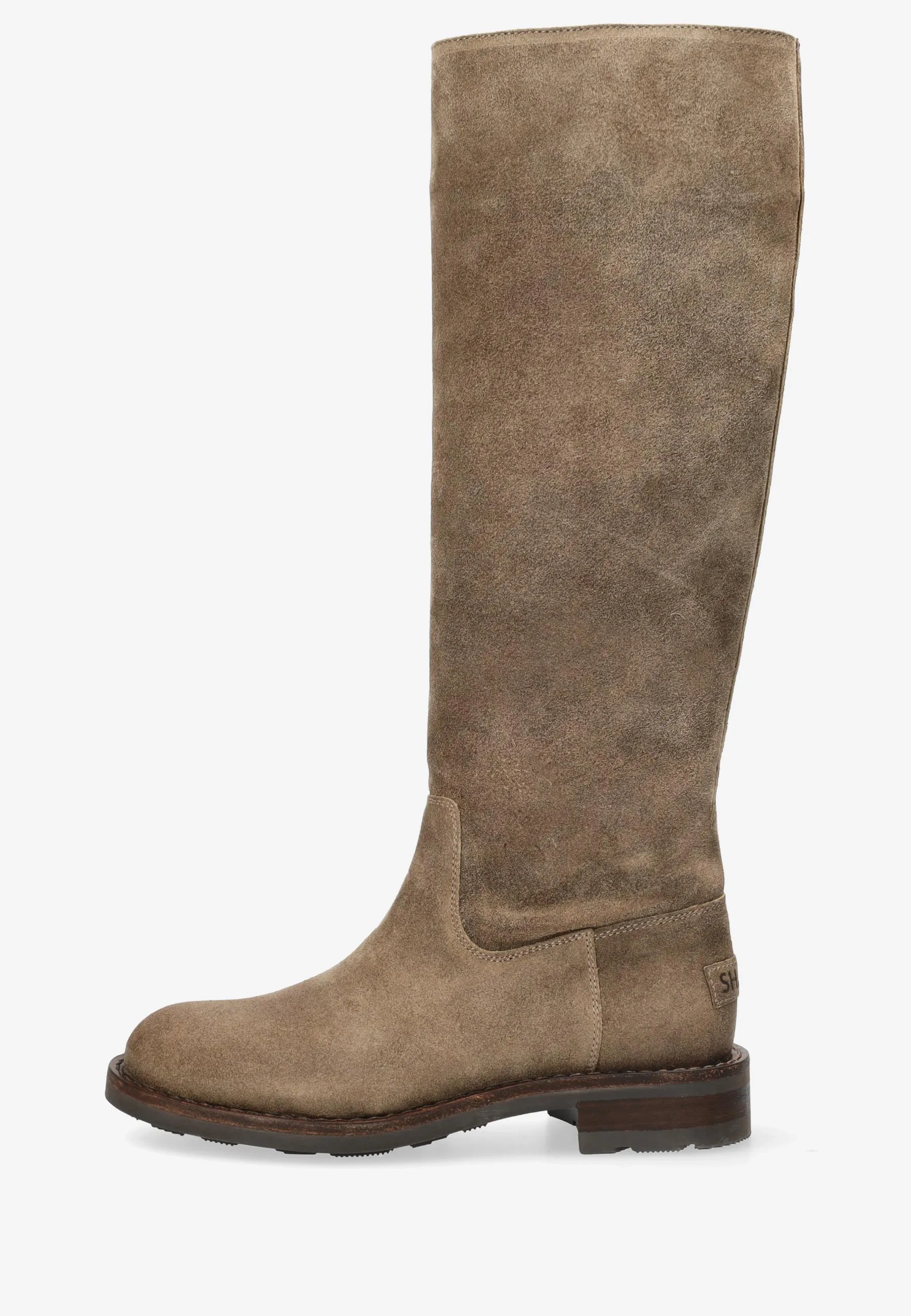 ALYD TUBA Waxed suede Taupe
