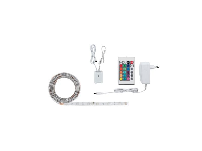 Paulmann SimpLED Strip Komplett-Set 1.5m 12W RGB Beschichte 1.5m 10W 101 lm/m RGB 12 VA
