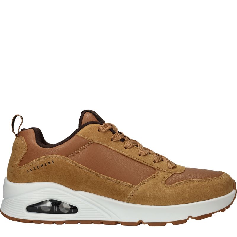 Skechers Uno Stacre Sneakers Cognac Heren