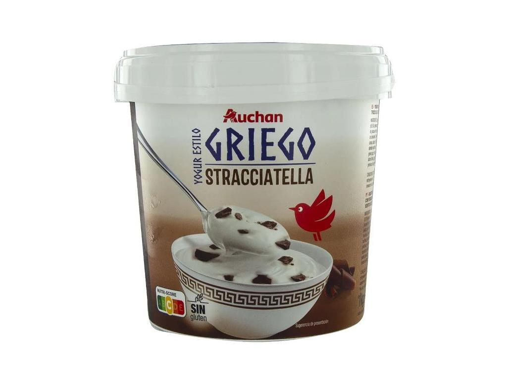 IOGURTE GREGO AUCHAN STRACCIATELLA 1KG