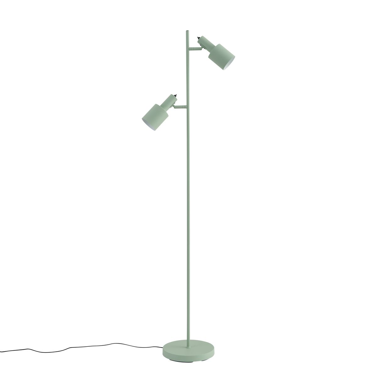 Moderne vloerlamp groen 2-lichts - Stijn