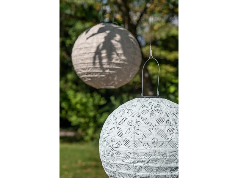 STT Lampion Solar, Rund, Ø 30 cm, Hellblau Solar Lantern