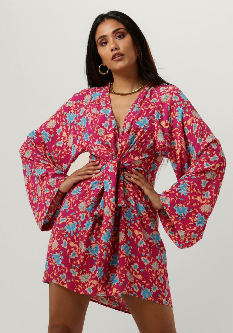 HARPER & YVE roze harper & yve mini jurk elle-dr